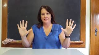 Teaching Counting On Fingers [upl. by Batish]