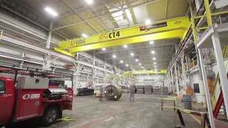 Expert Crane Steel Warehouse Install HD [upl. by Geffner]