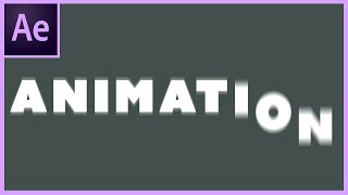 Basic Text Animations in After Effects CC 2020 [upl. by Mccreary]