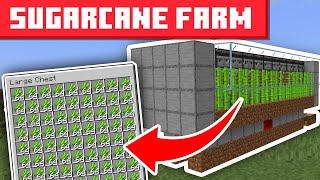 Minecraft Sugar Cane Farm 1214  EASY DESIGN [upl. by Mcnally]