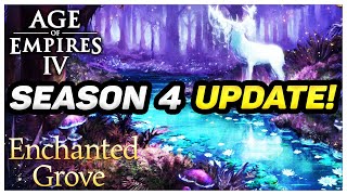 The biggest update EVER for Age of Empires IV AOE4 Season 4 Update Breakdown [upl. by Gniy]