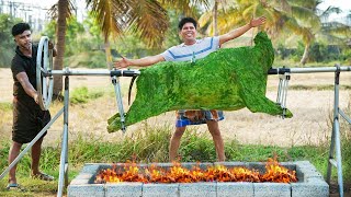 100 Kg FULL BEEF GRILL  Green Beef Barbecue Recipe  Cooking in Village Style [upl. by Mountford940]