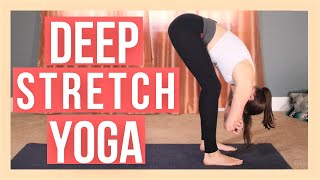 45 min Slow Flow DEEP STRETCH Yoga for Flexibility  STRETCH amp RELAX [upl. by Eardnoed209]