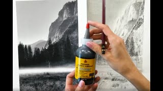 How to Use Powdered Graphite in a Drawing [upl. by Amethyst]