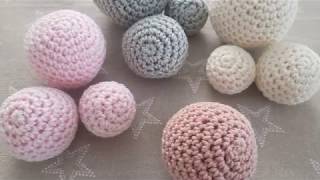 How to crochet a ball by BerlinCrochet [upl. by Naamann571]