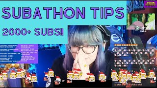 Twitch Subathon Tips  How To Get Over 2000 Subs [upl. by Dickens431]