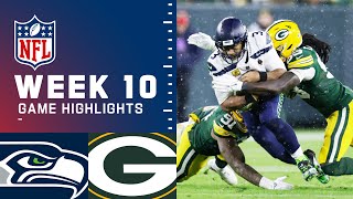 Seahawks vs Packers Week 10 Highlights  NFL 2021 [upl. by Halsey572]