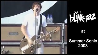 blink182  Live at Summer Sonic 2003 [upl. by Suivatna]