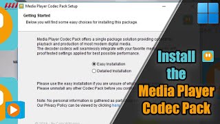 How to Install the Media Player Codec Pack of Windows [upl. by Sena]