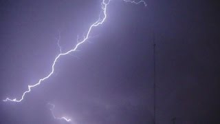 30min of Real Lightning Storm Rain andTHUNDER [upl. by Monique]