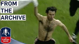 Giggs Unforgettable Solo Goal  Manchester United v Arsenal  FA Cup Semi Final 1999  Classics [upl. by Enrahs]