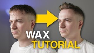 How To Use Hair Wax Properly  Tutorial [upl. by Nommad]