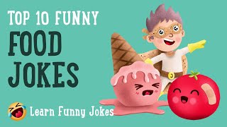 Top 10 funny Food Jokes for Kids  Volume 1  Food dad jokes [upl. by Jacquette]