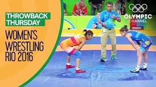 Vinesh Phogat vs Emilia Vuc  Womens Wrestling Rio 2016  Throwback Thursday [upl. by Rhyne216]