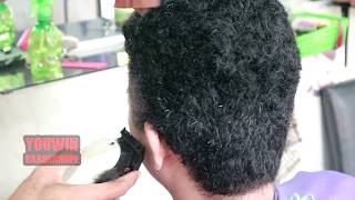 TUTORIAL POTONG RAMBUT KERITING [upl. by Akirahc]