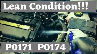 How to Diagnose and Fix a Lean Condition  Chevy Cruze P0171 [upl. by Aicylla92]