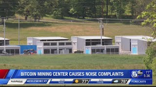 Bitcoin mining center causing noise complaints [upl. by Eolhc]