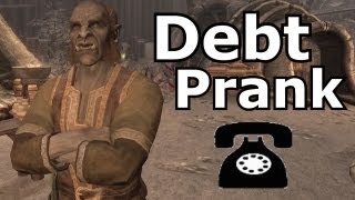 Mogrul Calls for Debts  Skyrim Prank Call [upl. by Chip]