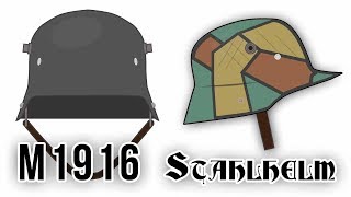 Stahlhelm M1916 World War I [upl. by Sirrom]