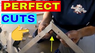 PERFECT MITERS ON STAIR NOSING [upl. by Zat]