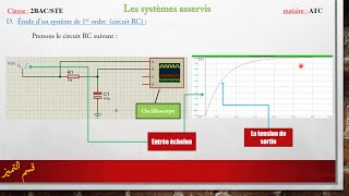 LasservissementPART 5Etude dun système de 1er ordre circuit RC [upl. by Schnurr]