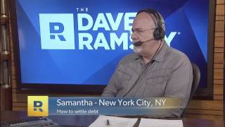 How To Settle Debt  The Dave Ramsey Show [upl. by Drawde]