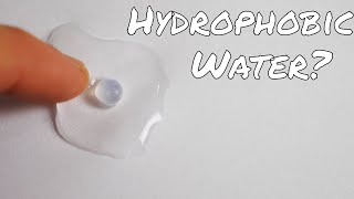 SelfRepelling Hydrophobic Water Drops [upl. by Adelice]