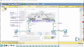 Create an IPsec VPN tunnel using Packet Tracer  CCNA Security [upl. by Anauj]