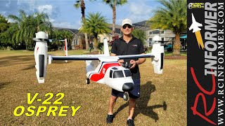 Banana Hobby BLITZRC WORKS V22 OSPREY Hover amp Forward Flight Demo By RCINFORMER [upl. by Hays]