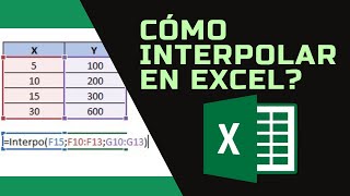 como interpolar en excel [upl. by Sandeep]