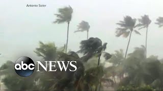 Hurricane Irma barrels through the Caribbean claiming at least 3 lives [upl. by Ohce873]