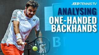 Analysing ATP Tennis Players OneHanded Backhands [upl. by Tremml259]