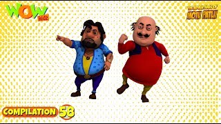 Motu Patlu  Non stop 3 episodes  3D Animation for kids  58 [upl. by Ball]