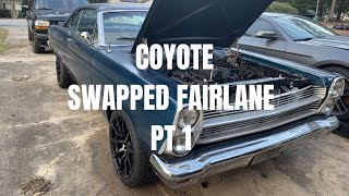 SUPERCHARGED FAIRLANE  COYOTE SWAP  PT 1 [upl. by Hansen]