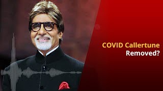 COVID19 Callertune Ft Amitabh Bachchan Replaced  NewsMo [upl. by Tippets745]