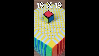 EVERY RUBIKS CUBE FROM 1x1 TO 19x19 [upl. by Russon280]