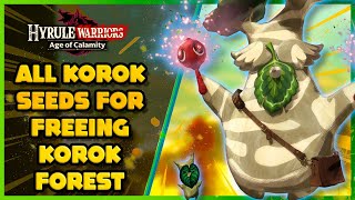 ALL KOROK SEEDS for Freeing Korok Forest Hyrule Warriors Age Of Calamity [upl. by Weissmann]