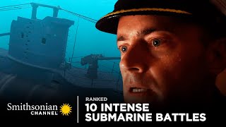 10 Intense Submarine Battles 💥 Hell Below  Smithsonian Channel [upl. by Ecela168]