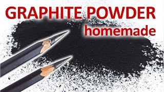 How to make a graphite powder at home [upl. by Notlehs]