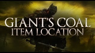 Dark Souls 3  Giants Coal Item Location  Blacksmith Andre Give Coal [upl. by Airlia]