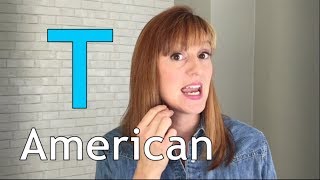 American Accent Training  American T  Flap T [upl. by Brodsky]