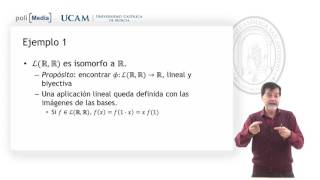 Álgebra Lineal  Isomorfismo entre dos espacios vectoriales Ej 1  Jesús Soto [upl. by Adriel]