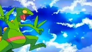 Ash Grovyle Finally Evolves To Sceptile [upl. by Bolanger]