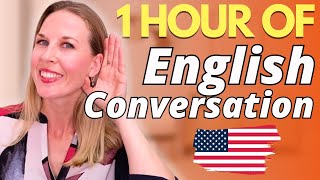 ONE HOUR ENGLISH LESSON  Understand Native Speakers [upl. by Ligriv]