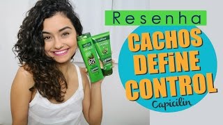 Resenha Shampoo e Definidor CACHOS DEFINE CONTROL Capicilin  Morena Raiz [upl. by Attenal]