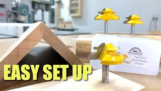 How To Use A Miter Lock Router Bit From Zokmok Tools [upl. by Hamas]