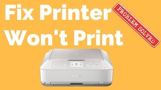 How to Fix A Printer That Wont Print [upl. by Lyrem]