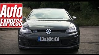 VW Golf GTI VS VW Golf GTD review  Auto Express [upl. by Rochell]