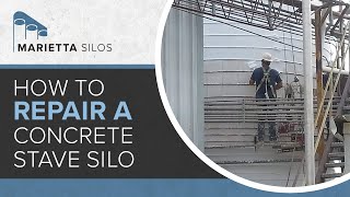 How To Repair A Concrete Stave Silo [upl. by Rafaellle]