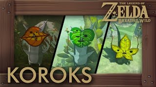 Zelda Breath of the Wild  All Korok Seeds Lake Tower Locations 268  357 [upl. by Argyres965]